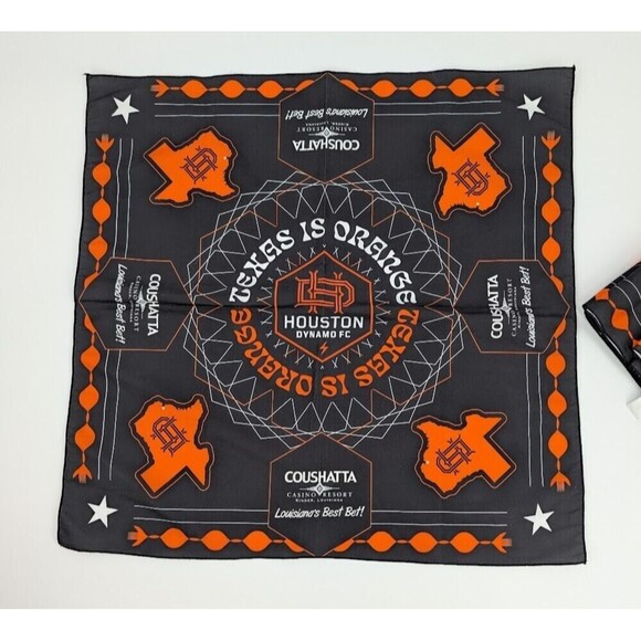 Houston Dynamo Soccer FC Texas is Orange Towel Cooling Utility Bundle of 4 - Picture 3 of 10